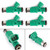 Fuel Injectors 01F023 Fit For Peugeot 1007 206 207 Citroen C2 C3 Nemo 1.1 1.4 1984G0