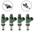 4pcs Fuel Injectors 3B4-13761-00-00 Fit For Yamaha Grizzly YZ450F 450 550 700
