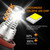 H8/H9/H11 LED Headlight 6000K 2000W 300000LM Low Beam bulbs High Power