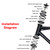 MTB Mountain Bike 26" Wheels 21 Speed Bicycle White&Blue Disc Bicycles+Bike Lock+Air Pump