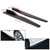 Pair 86cm Car Gloss Black Side Skirts Rocker Splitters Diffuser Winglet Wings