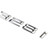 Rear Trunk Nameplate Badge Emblem Numbers Letter Decal 328 i Fit 328i Chrome