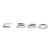 Rear Trunk Emblem Badge Nameplate Decal Letters Numbers Fit Mercedes C350 Chrome