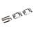 Rear Trunk Emblem Badge Nameplate Decal Letters Numbers Fit Mercedes E500 Chrome