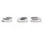 Rear Trunk Emblem Badge Nameplate Decal Letters Numbers Fit Mercedes S63 Chrome