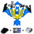 2004-2005 Honda CBR1000RR Amotopart Fairings Blue Yellow CBR Racing Customs Fairing