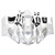 2004-2005 Honda CBR1000RR Amotopart Fairings White Silver Repsol Racing Customs Fairing