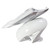 2004-2005 Honda CBR1000RR Amotopart Fairings White Silver Repsol Racing Customs Fairing