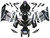 Fairings Honda CBR 1000 RR Black Silver Repsol Racing (2004-2005) Fairings Honda CBR 1000 RR Black Silver Repsol Racing (2004-2005)