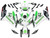 Fairings Honda CBR 1000 RR White No.52 Hannspree Racing (2004-2005) Fairings Honda CBR 1000 RR White No.52 Hannspree Racing (2004-2005)