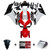 2004-2005 Honda CBR1000RR White Red Black CBR Racing Amotopart Fairings