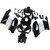 2004-2005 Honda CBR1000RR Black West Racing Amotopart Fairings