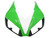 Fairings Honda CBR 1000 RR White Green Black CBR Honda Racing (2006-2007) Fairings Honda CBR 1000 RR White Green Black CBR Honda Racing (2006-2007)