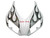 Fairings Honda CBR 1000 RR White and Black Silver Flame Racing (2006-2007) Fairings Honda CBR 1000 RR White and Black Silver Flame Racing (2006-2007)