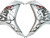 Fairings Honda CBR 1000 RR White and Black Silver Flame Racing (2006-2007) Fairings Honda CBR 1000 RR White and Black Silver Flame Racing (2006-2007)
