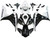 Fairings Honda CBR 1000 RR Black and White CBR Racing (2006-2007) Fairings Honda CBR 1000 RR Black and White CBR Racing (2006-2007)