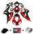 2006-2007 Honda CBR1000RR Black and Red CBR Racing Amotopart Fairings