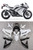 Fairings Plastics Kawasaki Ninja 300R EX300R White Ninja Racing (2013-2014-2015)