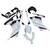 Fairings Plastics Kawasaki Ninja 300R EX300R White Art Ninja Racing (2013-2014-2015) Fairings Plastics Kawasaki Ninja 300R EX300R White Art Ninja Racing (2013-2014-2015)