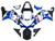 Fairings Suzuki GSXR 1000 Silver Blue Black GSXR  Racing  (2000-2002)