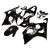 2003-2004 Suzuki GSXR 1000 Black Suzuki Racing Amotopart Fairings