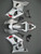 Fairings Suzuki GSXR 1000 Silver GSXR Racing  (2003-2004) Fairings Suzuki GSXR 1000 Silver GSXR Racing  (2003-2004)