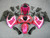 Fairings Suzuki GSX1300 Hayabusa Red & Pink Hayabusa Racing  (1999-2007)