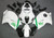 Fairings Suzuki GSX1300 Hayabusa White Green Research47 Racing  (1999-2007) Fairings Suzuki GSX1300 Hayabusa White Green Research47 Racing  (1999-2007)