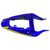 2001-2003 Suzuki GSXR 600 Amotopart Fairings Blue & Black GSXR Racing