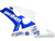 Fairings Suzuki GSXR 600 White Blue Jordan GSXR Racing  (2001-2003)