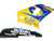 Fairings Suzuki GSXR 600 Blue & Yellow Corona GSXR Racing  (2001-2003) Fairings Suzuki GSXR 600 Blue & Yellow Corona GSXR Racing  (2001-2003)