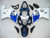 2004-2005 Suzuki GSXR 600 750 Amotopart Fairings Blue & White GSXR Racing