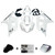 2004-2005 Suzuki GSXR 600 750 Amotopart Fairings White Metallic GSXR Racing 2004-2005 Suzuki GSXR 600 750 Amotopart Fairings White Metallic GSXR Racing
