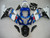 Fairings Suzuki GSXR 600 750 Blue White Black GSXR Racing  (2004-2005)