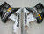 Fairings Suzuki GSXR 600 750 Black & Silver GSXR Racing  (2004-2005)