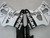 2001-2003 Suzuki GSXR 750 Amotopart Fairings White Black Alstare Corona Racing 2001-2003 Suzuki GSXR 750 Amotopart Fairings White Black Alstare Corona Racing