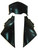 2006-2011 Kawasaki ZX14R Amotopart Fairings Black & Blue Flame Ninja Racing 2006-2011 Kawasaki ZX14R Amotopart Fairings Black & Blue Flame Ninja Racing