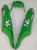 2006-2010 Kawasaki ZX14R Amotopart Fairings Green Black No.56 Nakano Racing