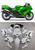 2012-2021 Kawasaki ZX14R Amotopart Fairings Plastics Ninja Green Flame Racing 2012-2021 Kawasaki ZX14R Amotopart Fairings Plastics Ninja Green Flame Racing