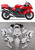 2012-2021 Kawasaki ZX14R Amotopart Fairings Plastics Ninja Red Racing 2012-2021 Kawasaki ZX14R Amotopart Fairings Plastics Ninja Red Racing