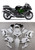 2012-2021 Kawasaki ZX14R Amotopart Fairings Plastics Ninja Black Green Racing 2012-2021 Kawasaki ZX14R Amotopart Fairings Plastics Ninja Black Green Racing