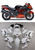 2012-2021 Kawasaki ZX14R Amotopart Fairings Plastics Ninja Orange Black Racing