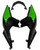 2008-2012 Kawasaki ZX250R EX250 Amotopart Fairings Green Black Ninja ZX250 Racing 2008-2012 Kawasaki ZX250R EX250 Amotopart Fairings Green Black Ninja ZX250 Racing