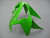 2003-2004 Kawasaki ZX6R 636 Amotopart Fairings Green Black No.56 ELF Racing 2003-2004 Kawasaki ZX6R 636 Amotopart Fairings Green Black No.56 ELF Racing
