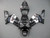 2003-2004 Kawasaki ZX6R 636 Amotopart Fairings Black West Ninja Racing 2003-2004 Kawasaki ZX6R 636 Amotopart Fairings Black West Ninja Racing