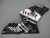2003-2004 Kawasaki ZX6R 636 Amotopart Fairings Black West Ninja Racing 2003-2004 Kawasaki ZX6R 636 Amotopart Fairings Black West Ninja Racing