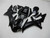 ABS Matte Black Injection Molded Fairing Kit Fit for Yamaha YZF R1 2002 2003