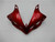 ABS Injection Plastic Kit Fairing Fit Yamaha YZF R1 2007-2008 Black Red