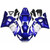 ABS Injection Plastic ABS Fairing Fit for Yamaha YZF R6 1998-2002 Blue White