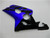 Fairing Injection Plastic Kit Blue Black Fit For Suzuki GSXR600/750 2004-2005